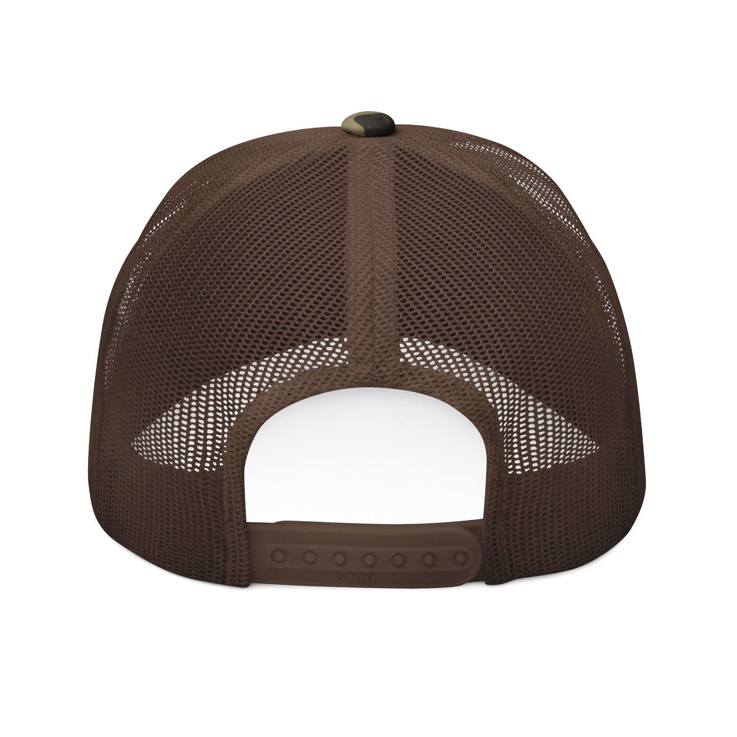 Camo Trucker Hat – Buck Bandit Offset Embroidered Hunting Cap