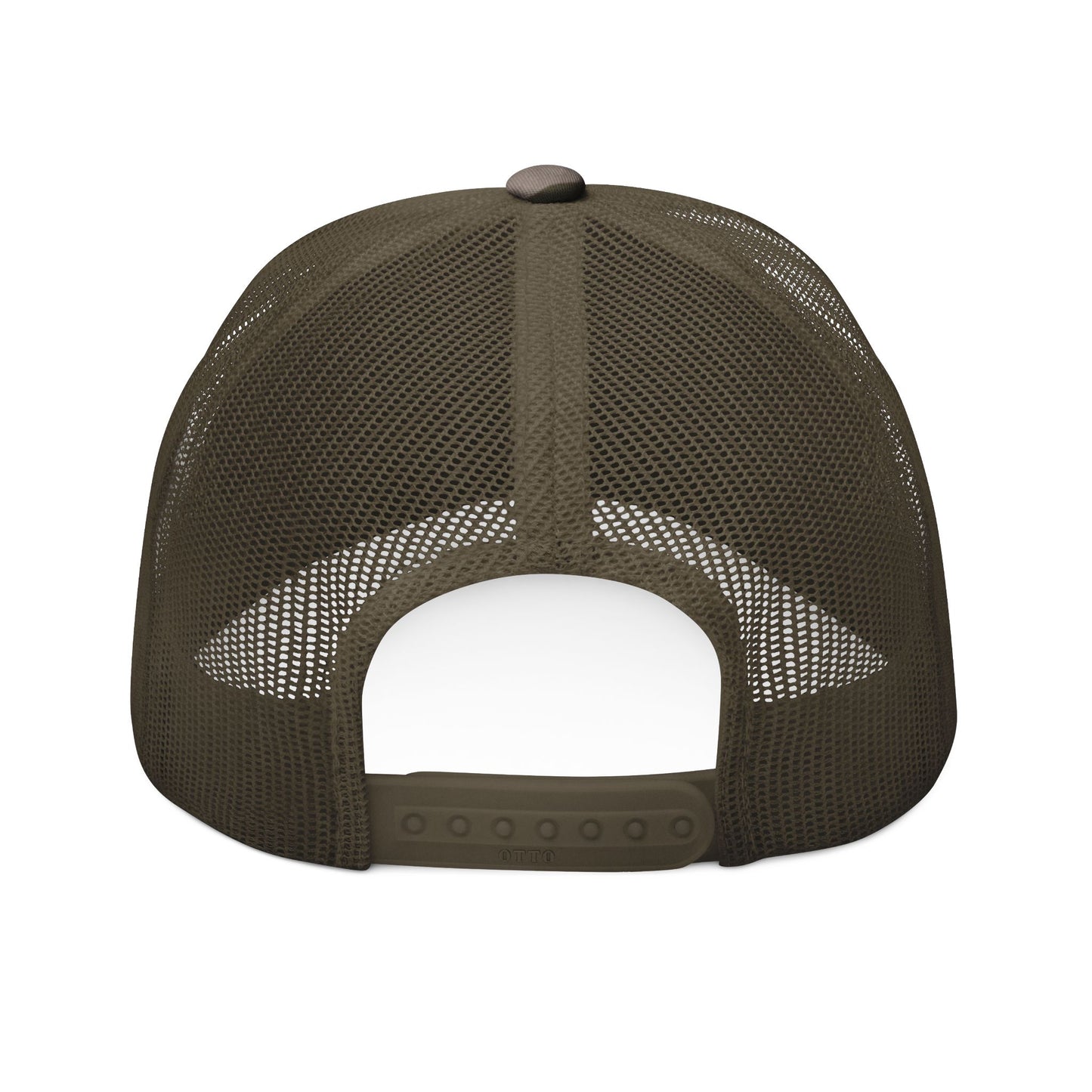Camo Trucker Hat – Buck Bandit Offset Embroidered Hunting Cap